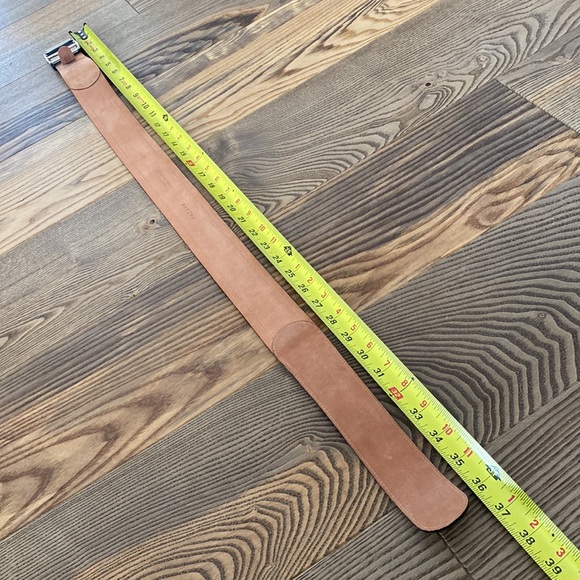 Martin + OSA leather and canvas contrast wide statement belt - Picture 10 of 11